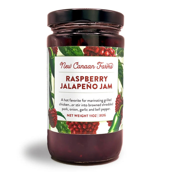 Raspberry Jalapeño Jam - New Canaan Farms - Made in Texas Co.