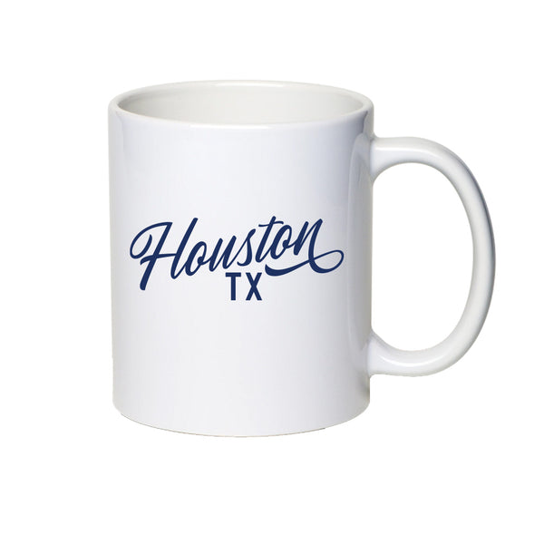 Houston Texas Script Mug