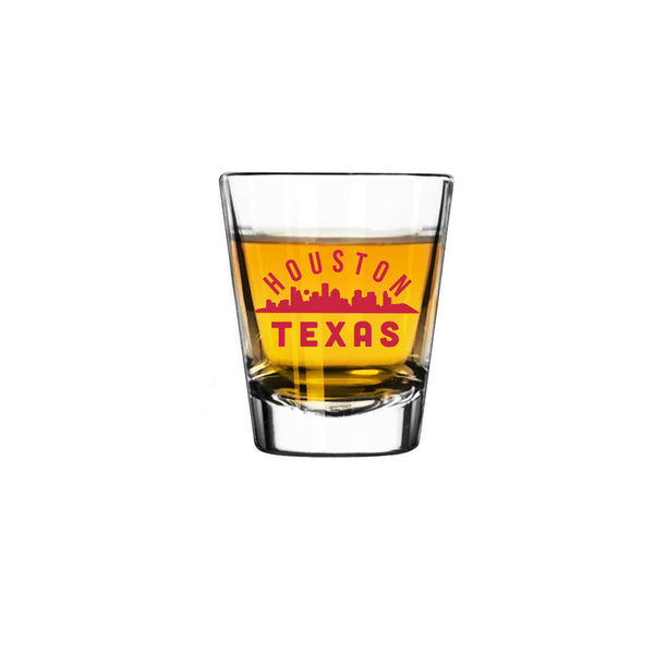 Houston Texas Skyline Shot Glass
