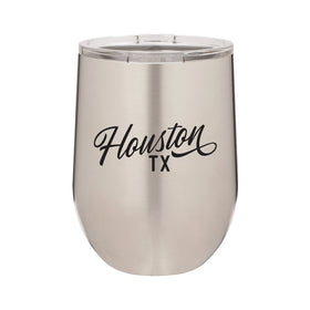 Houston Texas Insulated Stemless Wine Tumbler