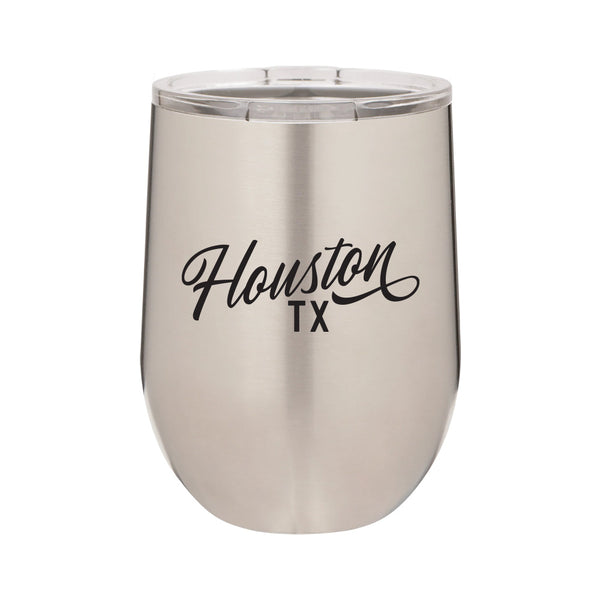 Houston Texas Insulated Stemless Wine Tumbler