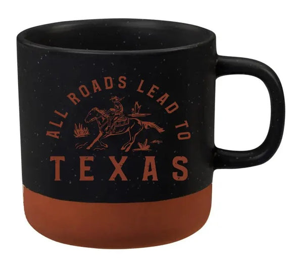 All Roads Lead To Texas - Speckled Mug