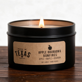 Texas Candle - Apple Bourbon & Bonfires