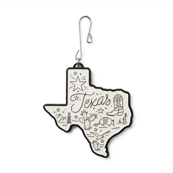Around Texas Metal Alloy Keepsake Ornament