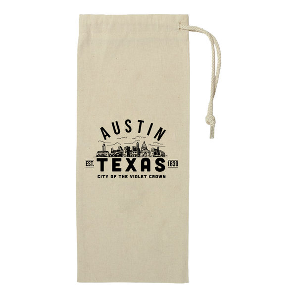 Austin Drawstring Wine Bag
