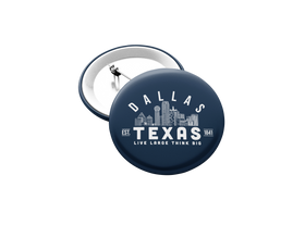 Dallas Texas Button