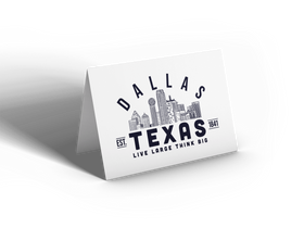 Dallas Texas Note Card