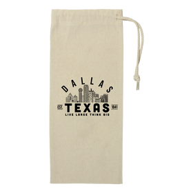 Dallas Drawstring Wine Bag