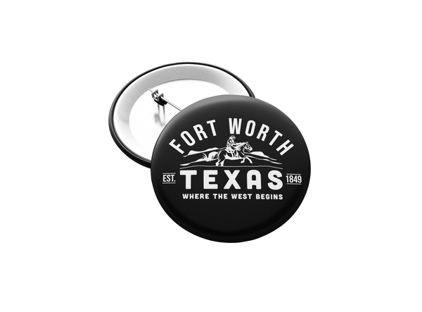 Fort Worth Texas Button