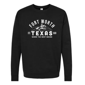 Fort Worth Texas Crewneck Sweatshirt