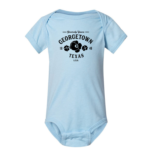 Georgetown Texas Infant Onesie - Poppies