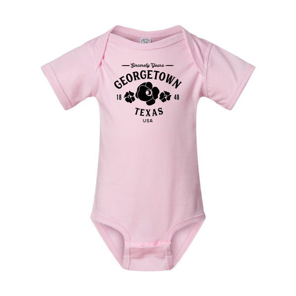 Georgetown Texas Infant Onesie - Poppies