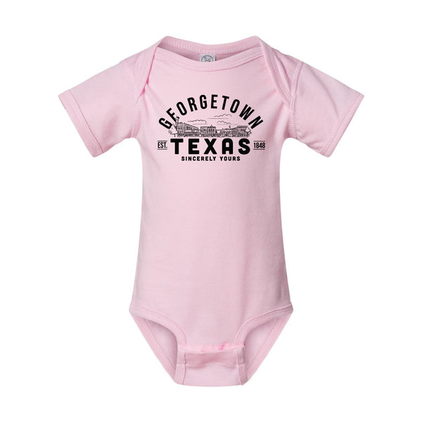 Georgetown Texas Infant Onesie - Town Square