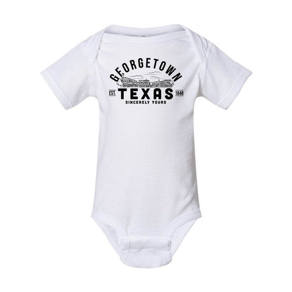 Georgetown Texas Infant Onesie - Town Square