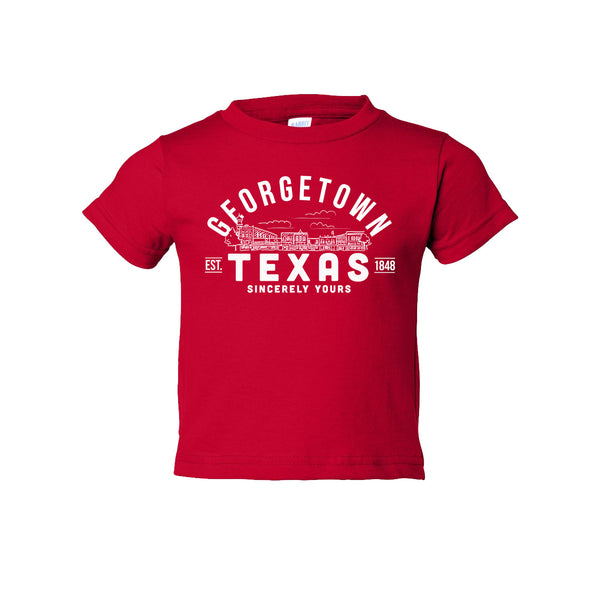 Georgetown Texas Toddler T-shirt - Town Square
