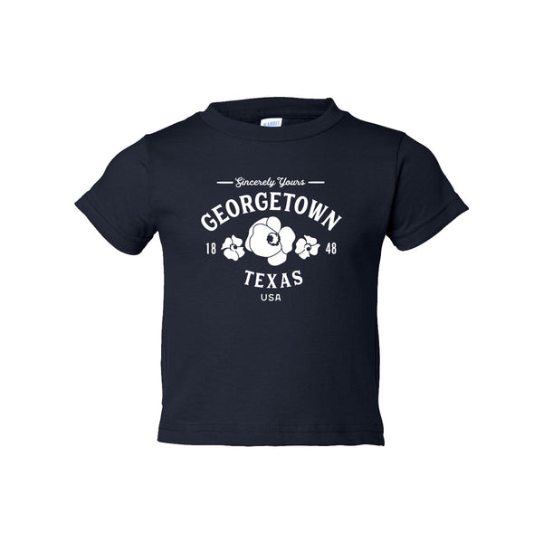 Georgetown Texas Toddler T-shirt - Poppies