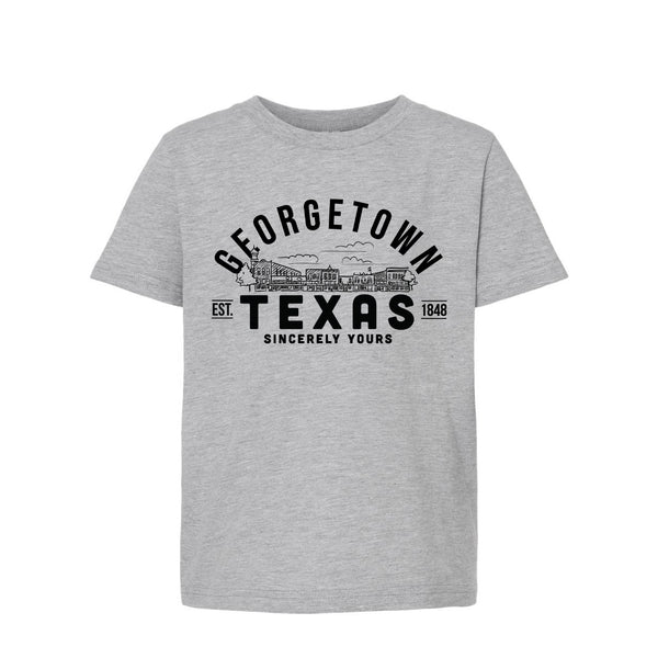 Georgetown Texas Youth T-shirt - Town Square
