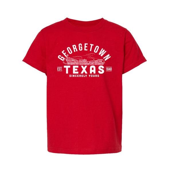 Georgetown Texas Youth T-shirt - Town Square