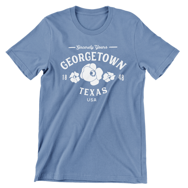 Georgetown Texas T-shirt - Poppies