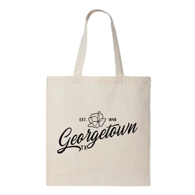 Georgetown Texas Tote Bag - Script