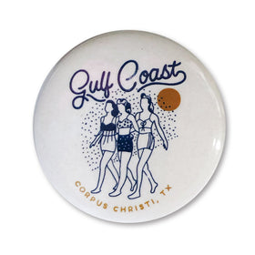 Gulf Cost Girls Button - Corpus Christi