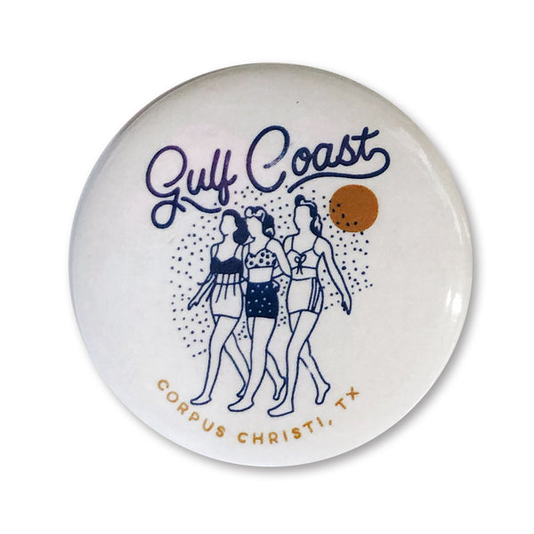 Gulf Cost Girls Button - Corpus Christi