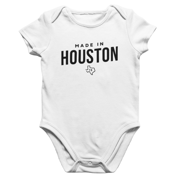 Made in Houston TX Onesie