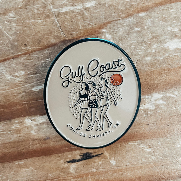 Gulf Coast Girls Enamel Pin - Corpus Christi
