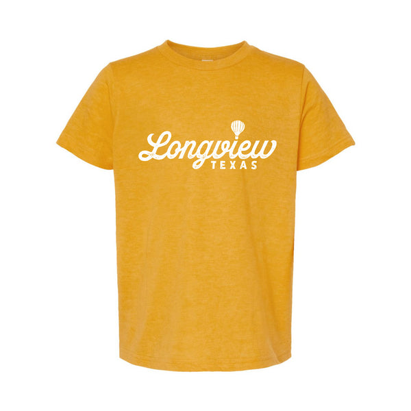 Longview Texas - Script Youth T-shirt