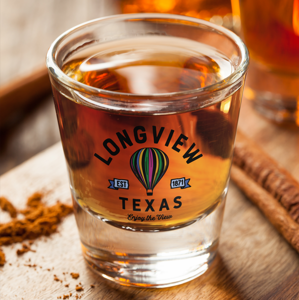 Longview Texas - Balloon Shot Glass