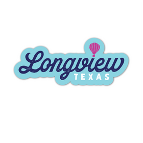 Longview Texas - Script Decal