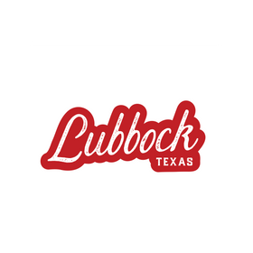 Lubbock Texas Decal - Script