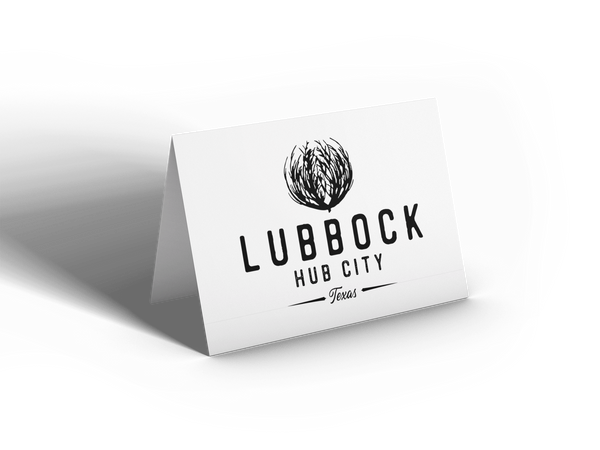 Lubbock Texas Note Card - Hub City