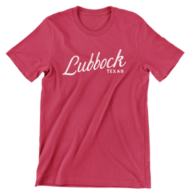 Lubbock Texas T-shirt - Script