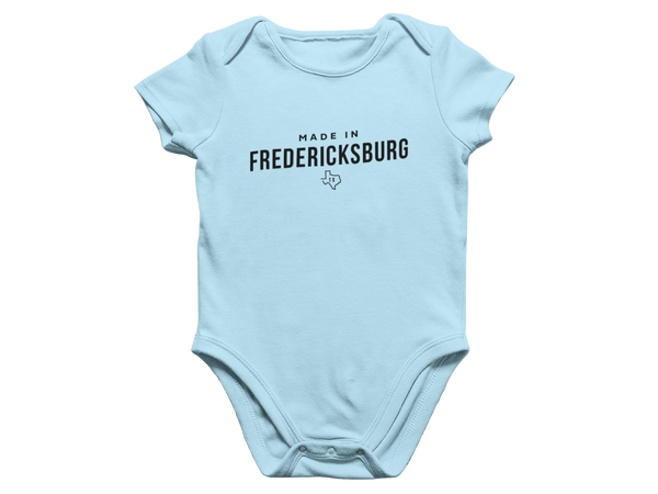 Made in Fredericksburg TX Onesie