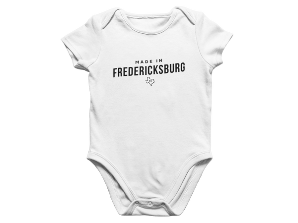 Made in Fredericksburg TX Onesie