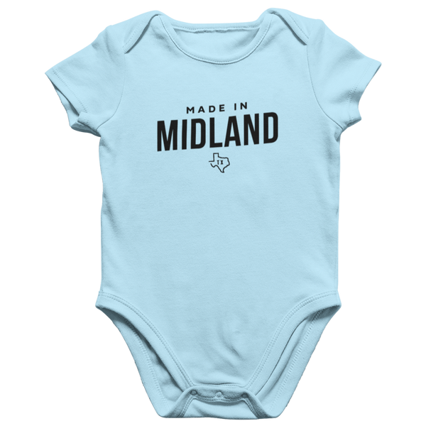 Made in Midland TX Onesie