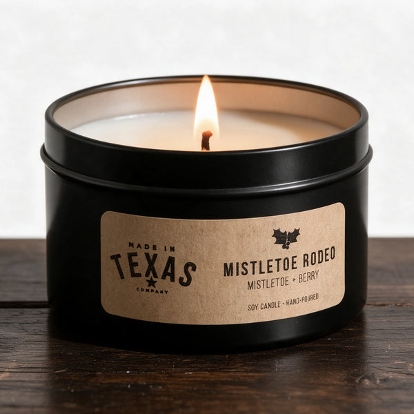 Texas Candle - Mistletoe Rodeo