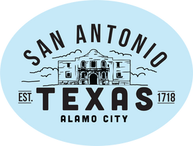 San Antonio Texas - Alamo City - Decal