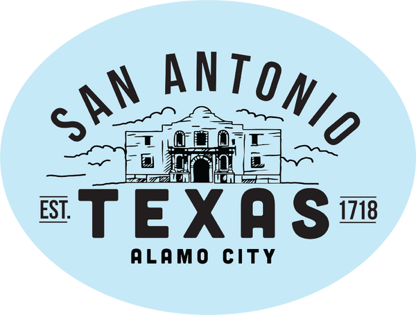 San Antonio Texas - Alamo City - Decal