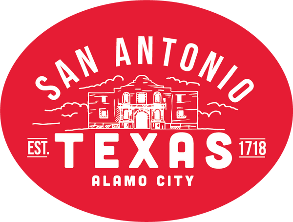 San Antonio Texas - Alamo City - Decal