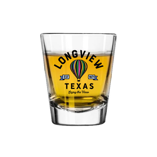 Longview Texas - Balloon Shot Glass