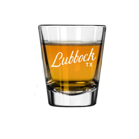 Lubbock Texas Shot Glass