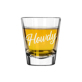 Howdy Shot Glass