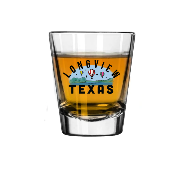 Longview Texas Shot Glass - Color