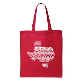 Texas Sweater Print Tote