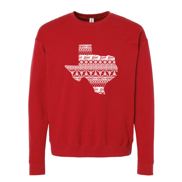 Texas Sweater Print Sweatshirt