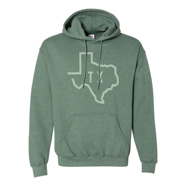 Texas State Puff Print Hoodie