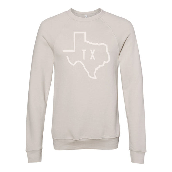 Texas State Puff Print Luxe Sweatshirt