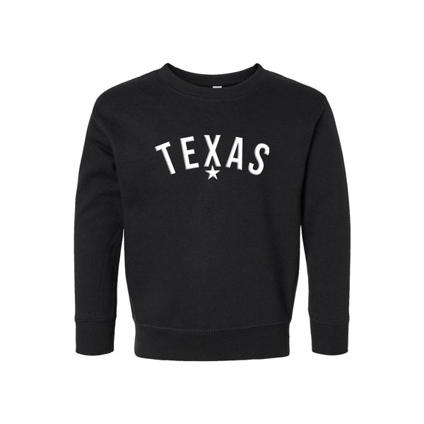 Texas Star Puff Print Toddler Sweatshirt